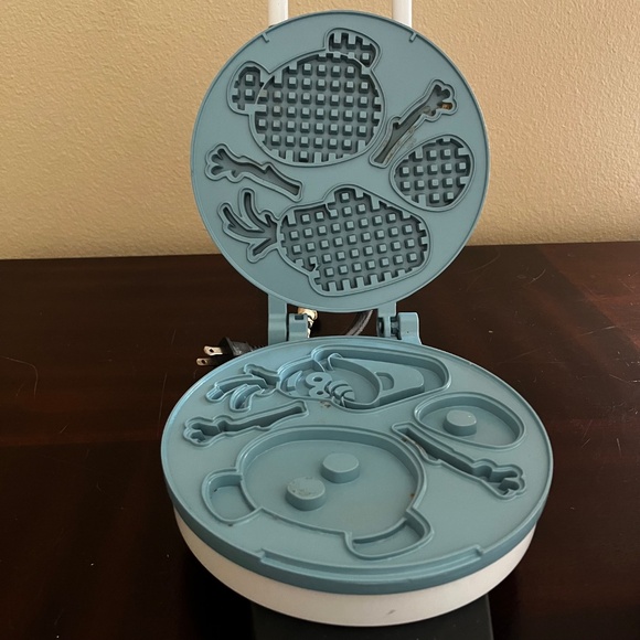 Waffle Maker Olaf Disney Movie Frozen Snowman Tested Working DFR-15 - Picture 2 of 4